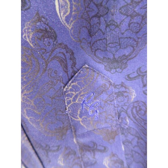 Robert Graham Shirt XXL Button Down Geometric Art Flip Cuffs Logo - Picture 4 of 13